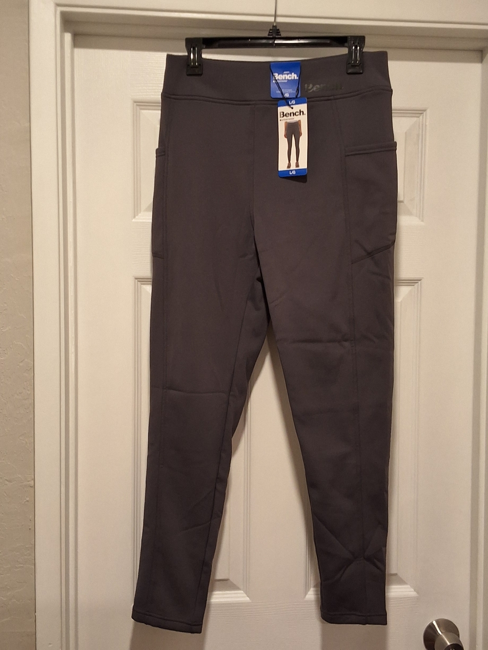 Bench Dark Gray High-Waist Active Leggings with Side Pockets